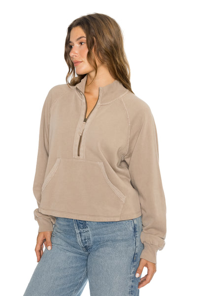 On The Run Half Zip Sweatshirt