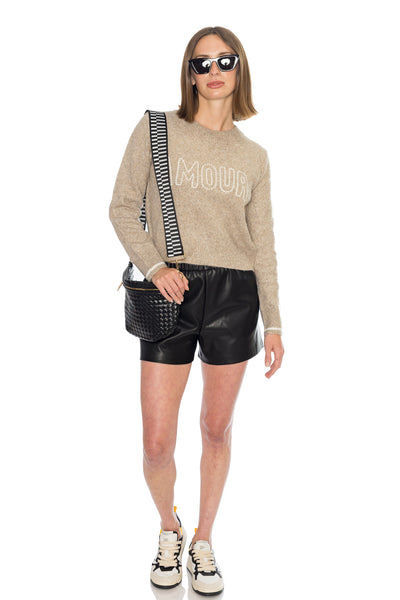 Tia Faux Leather Short