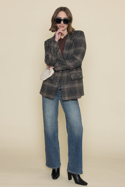 Kingston Relaxed Plaid Blazer