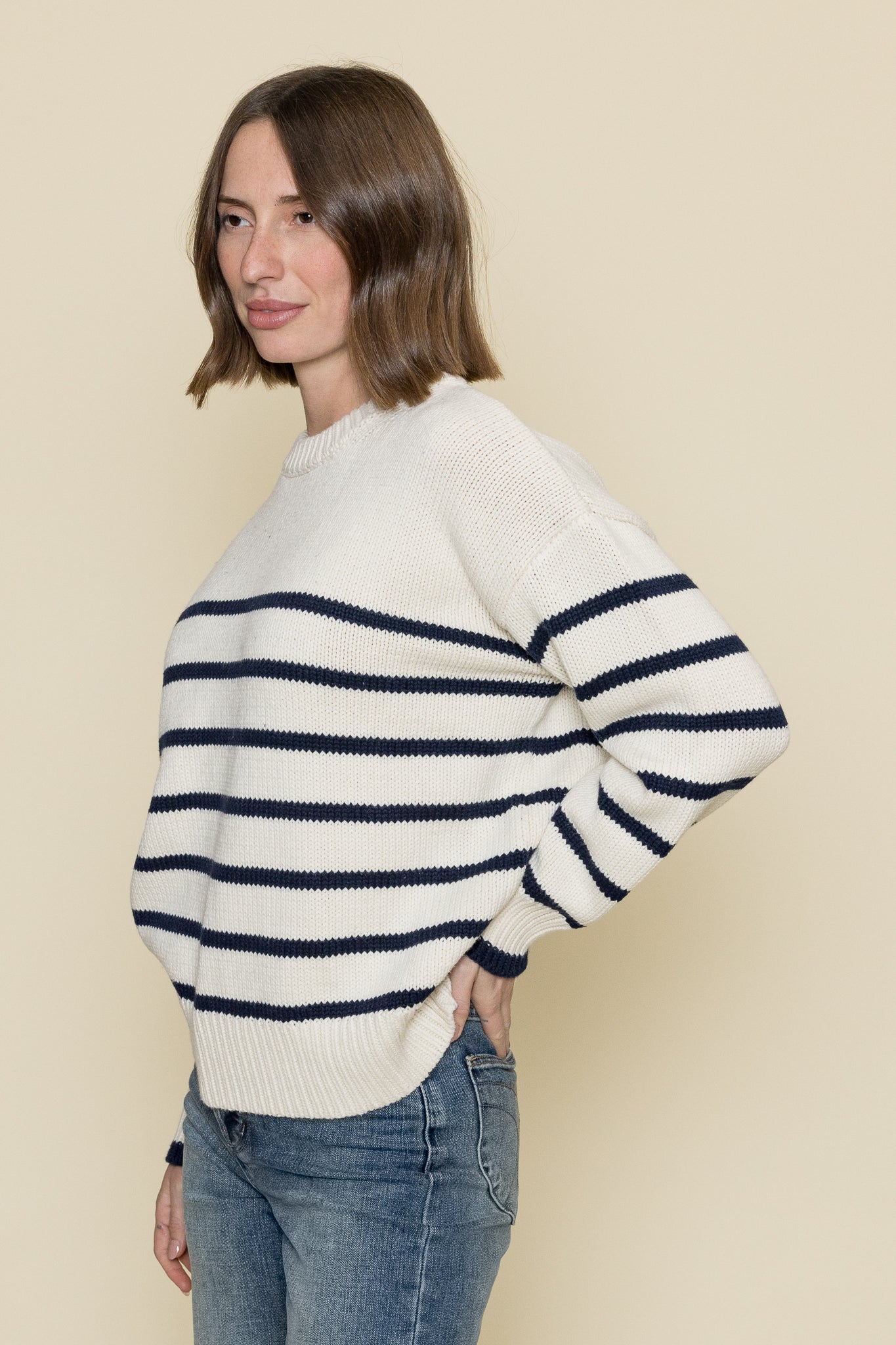 Boyfriend Stripe Sweater