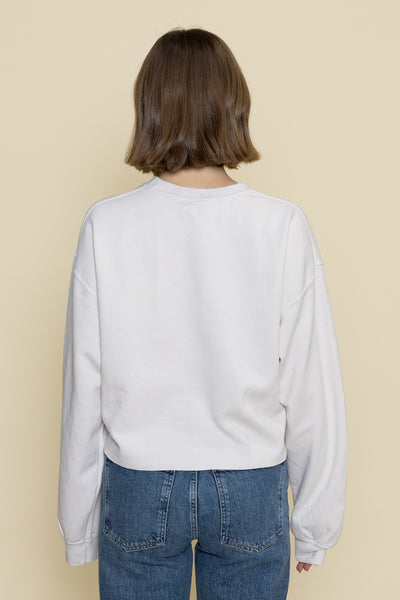 C'est La Vie Raw Hem Sweatshirt