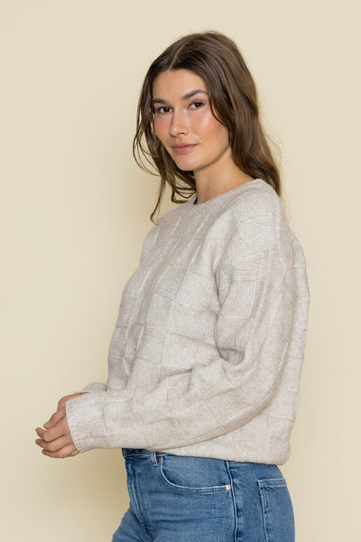 Delilah Check Sweater