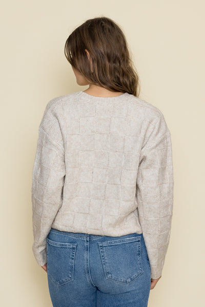 Delilah Check Sweater