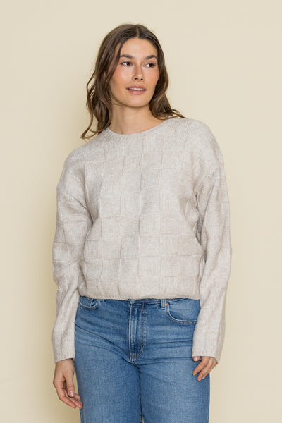 Delilah Check Sweater