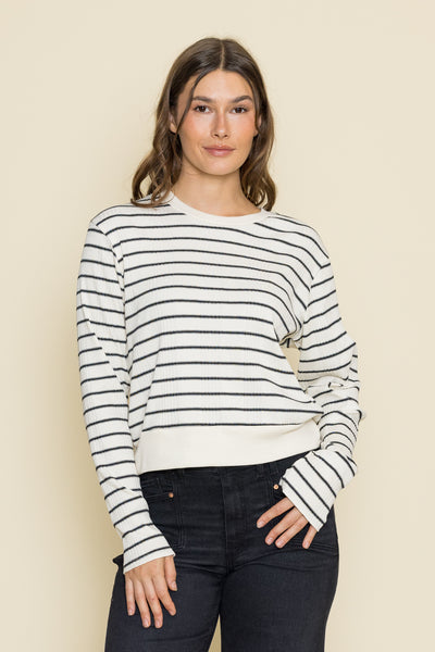 Stef Long Sleeve Boxy Tee