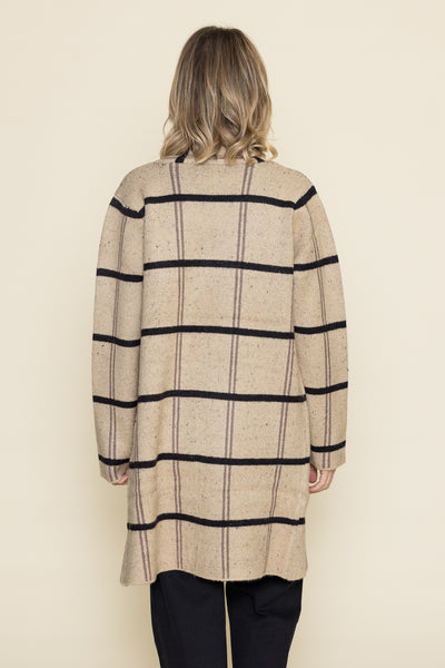 Monica Plaid Coat