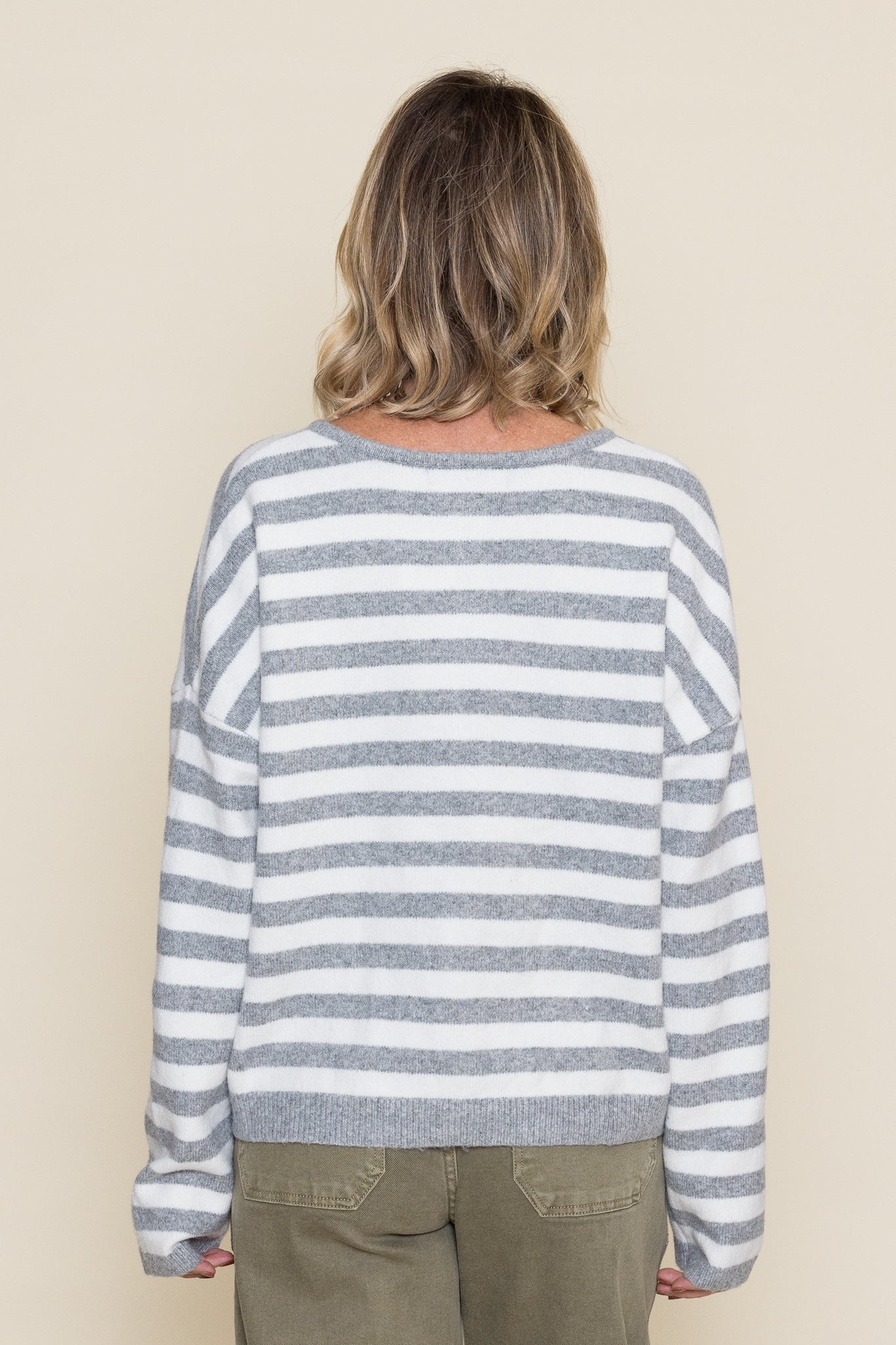 Adeline Striped Cardigan