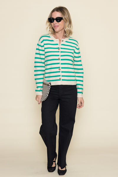 Elphie Stripe Cardigan