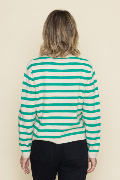 Elphie Stripe Cardigan