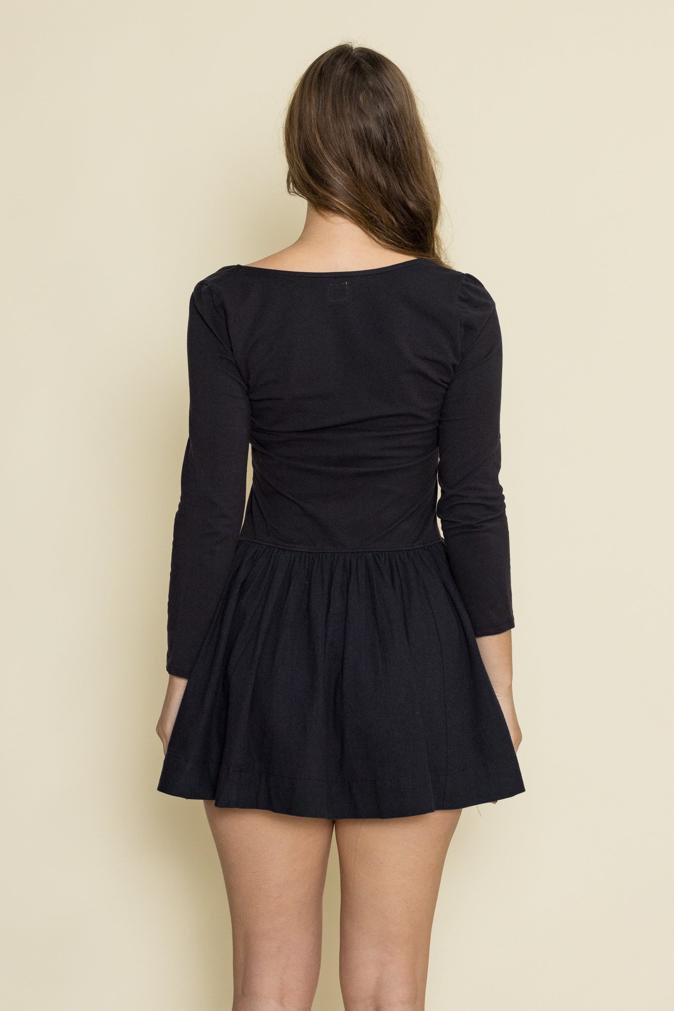 Onda Sleeved Mini Dress