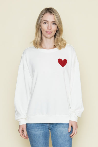 Oversized Heart Sweatshirt