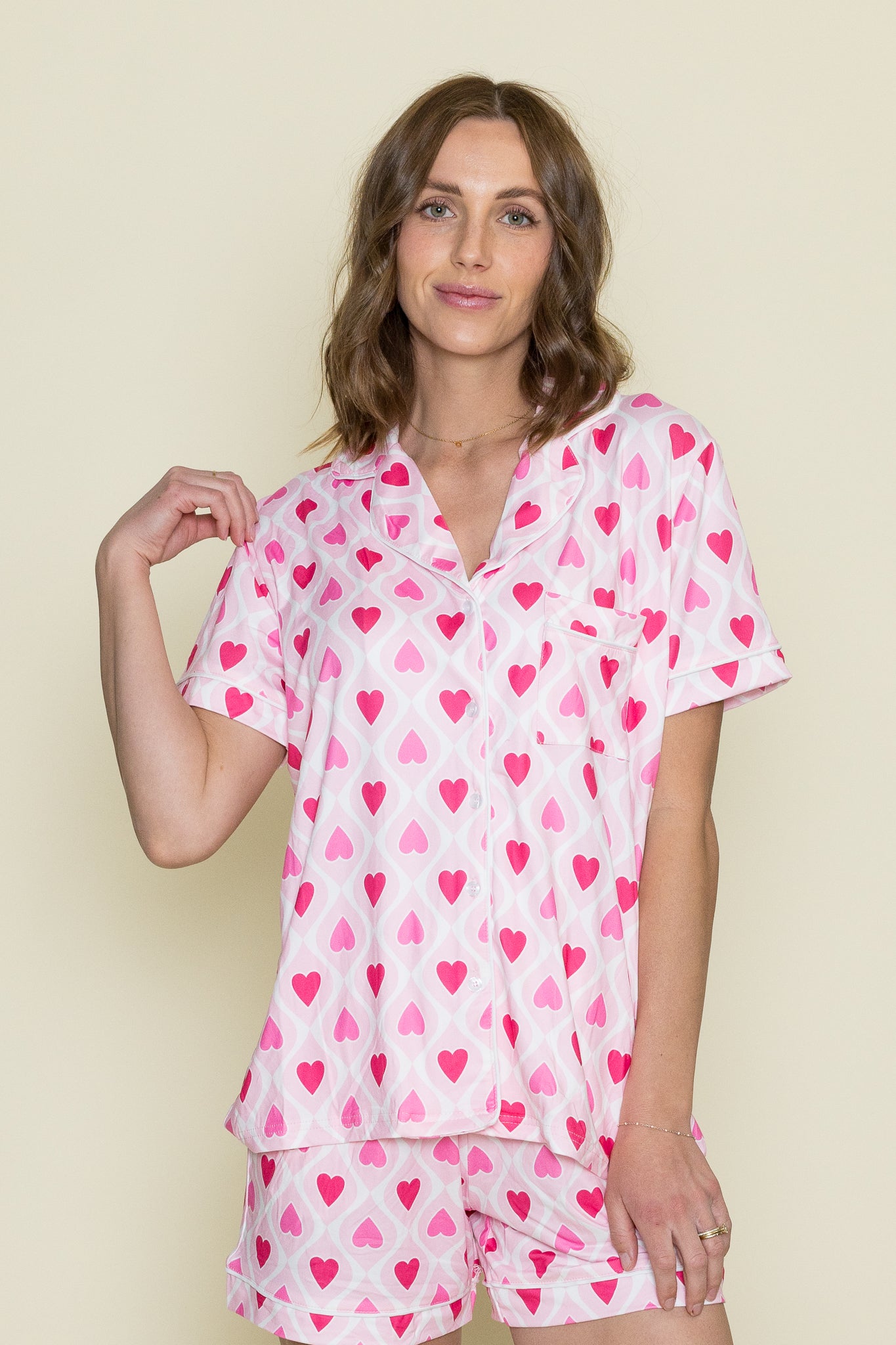 Valentine's Day Heart PJ Set