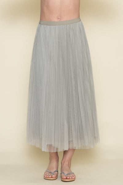 Sharlene Pleated Tulle Skirt