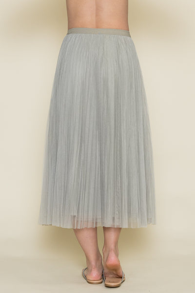 Sharlene Pleated Tulle Skirt