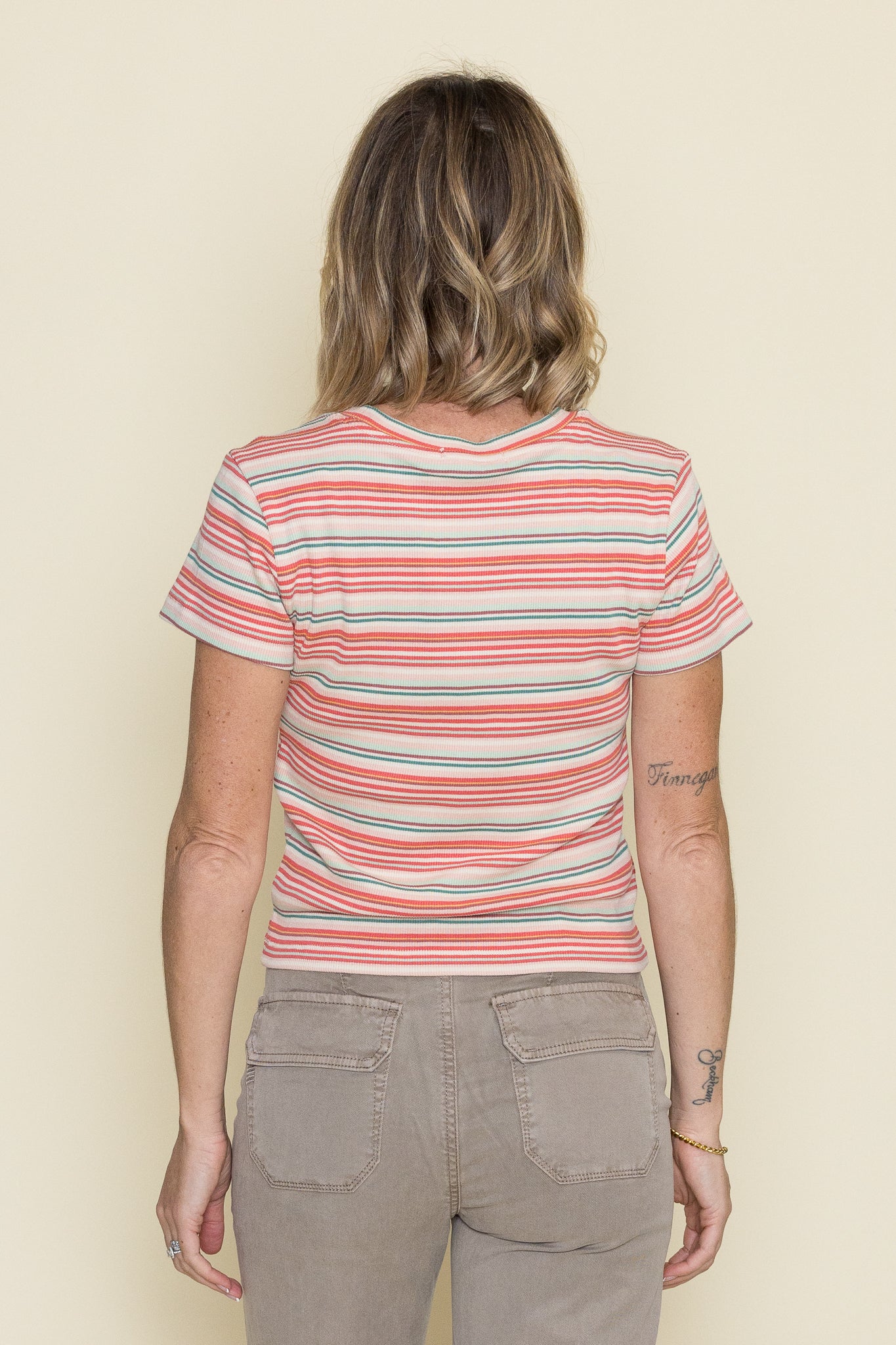 Lexi Rib Sun-In Crew Tee