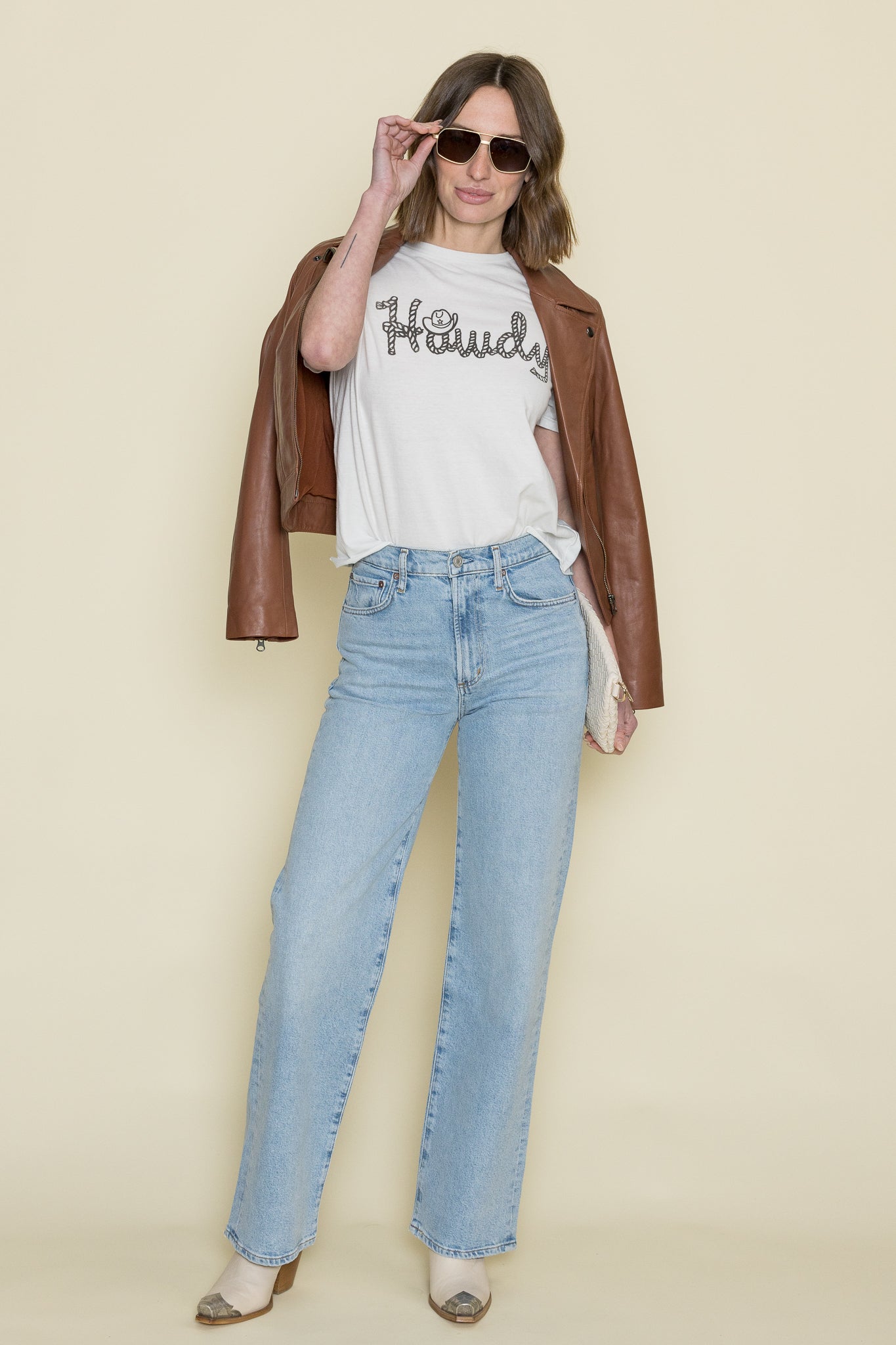 Howdy Cropped Tee