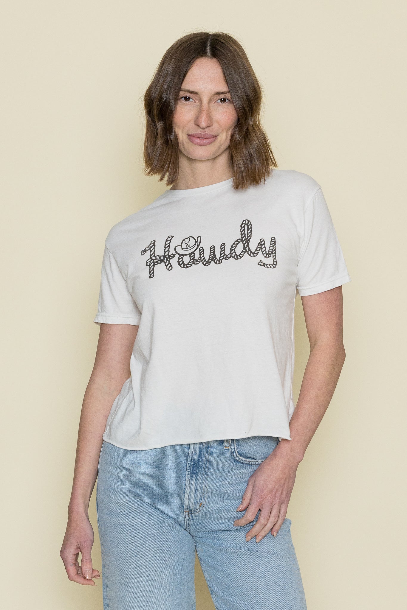 Howdy Cropped Tee