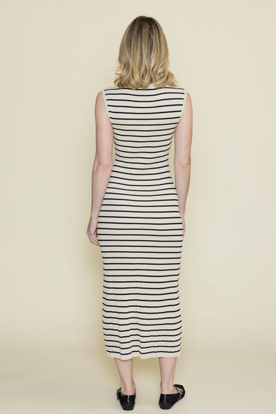 Gisele Stripe Midi Dress