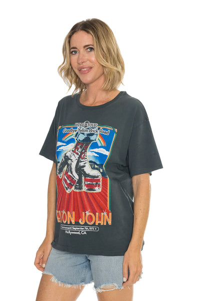 Elton John Hollywood Boots Boyfriend Tee