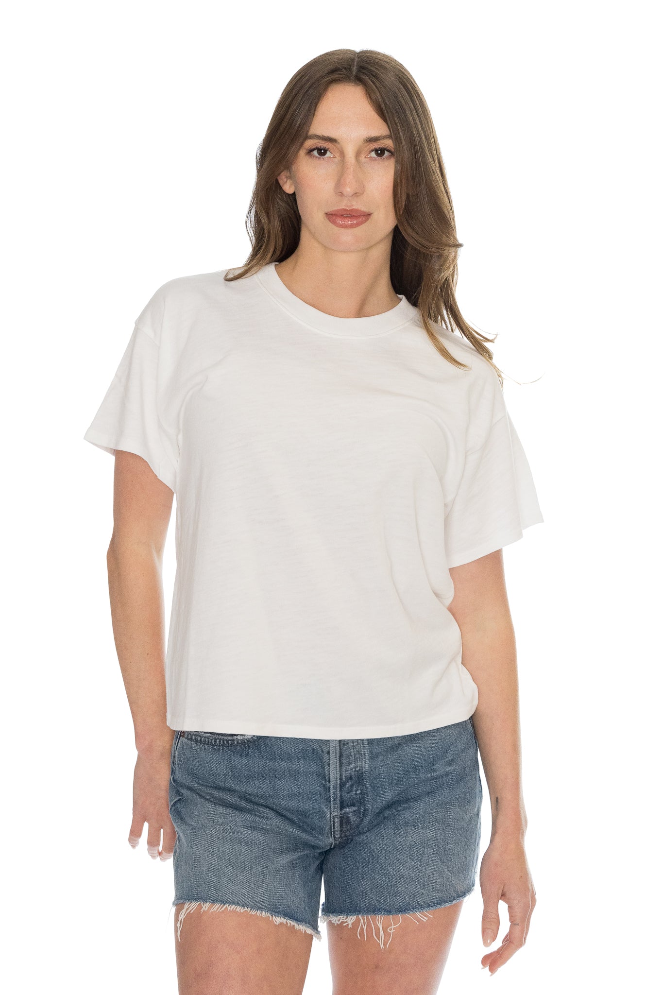 Jessa Boxy Crop Tee