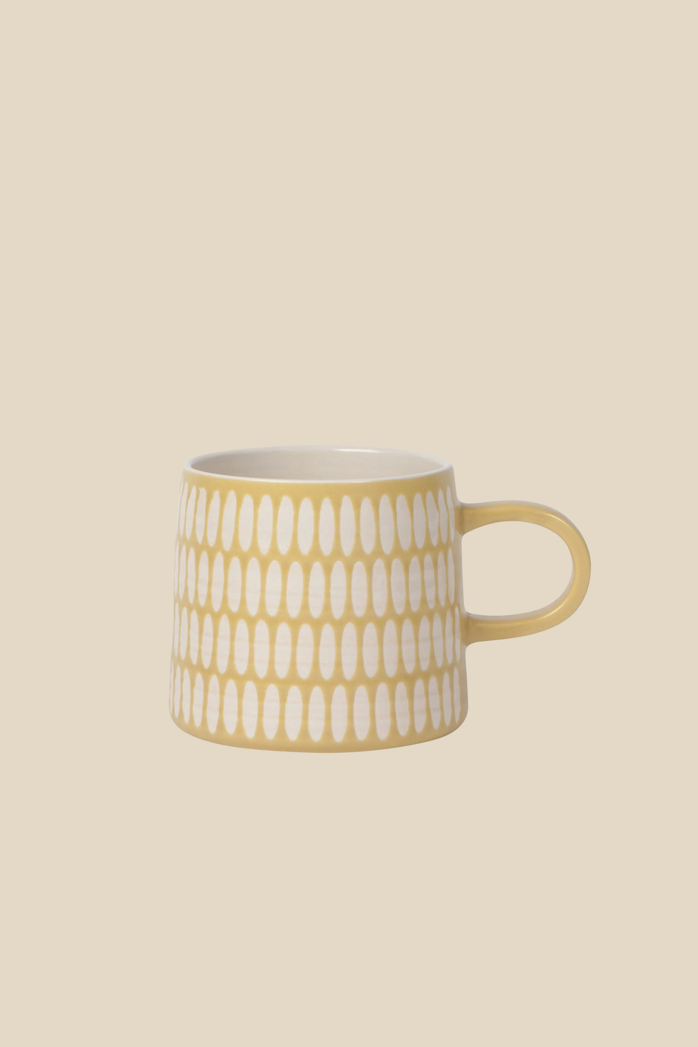 Ochre Imprint Stoneware Mug