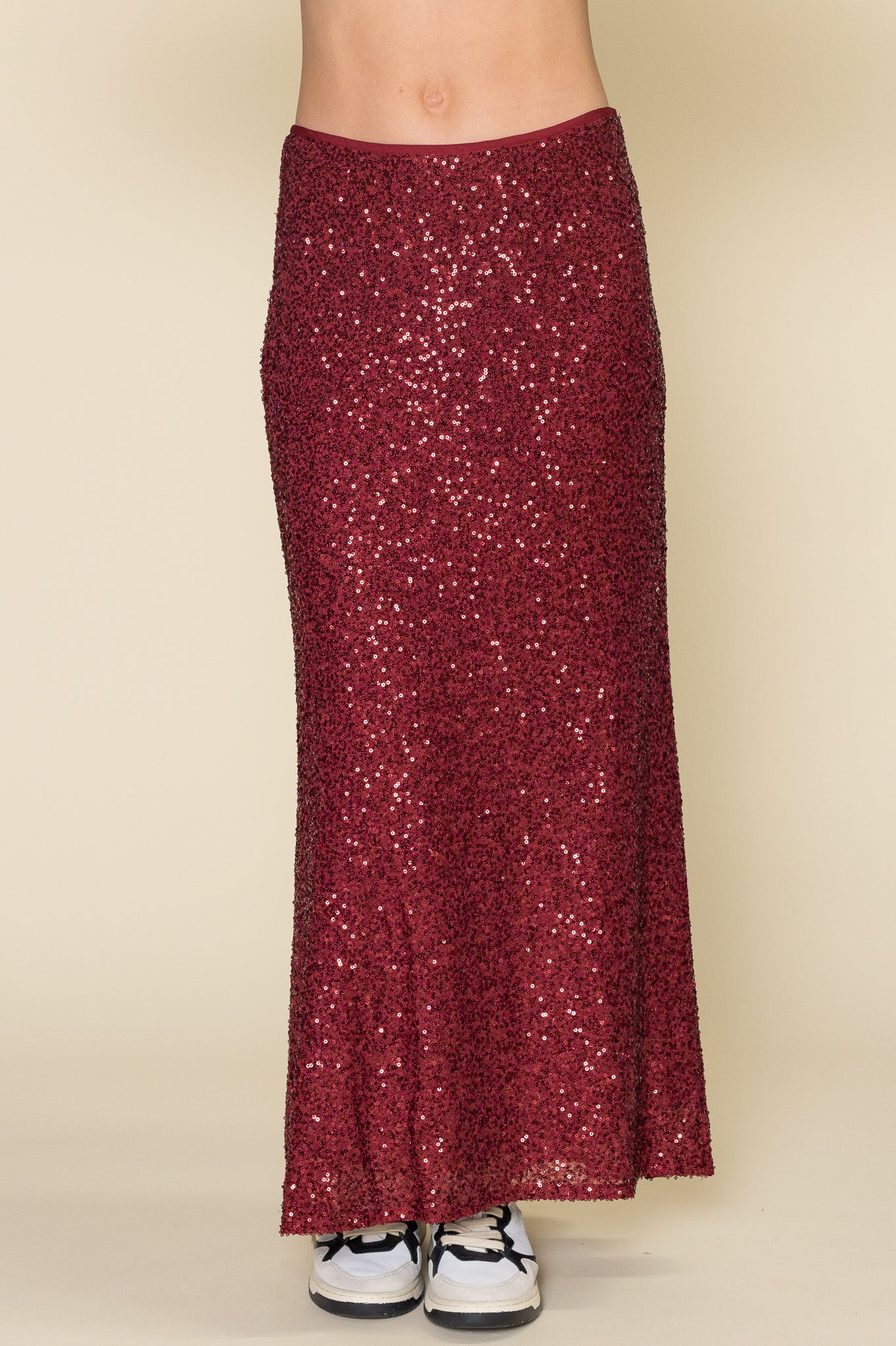 Kaitlyn Sequin Maxi Skirt