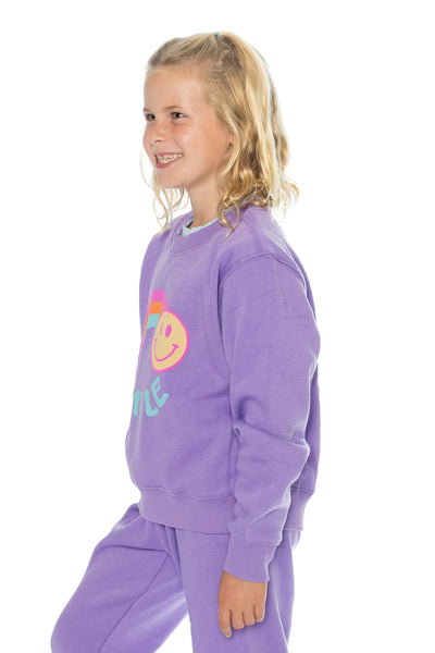 Rainbow Smile Crew Sweatshirt