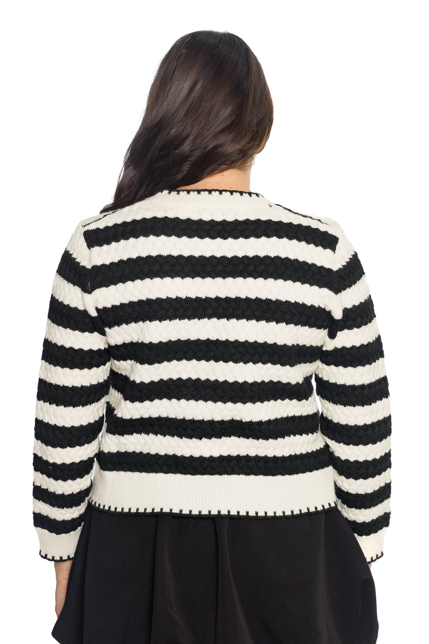 Mia Striped Cardigan by Common Collection