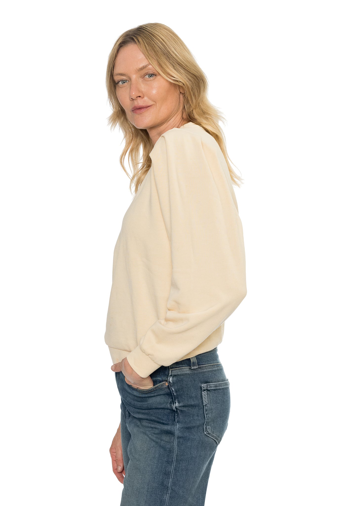 Enya Puff Sleeve Sweatshirt