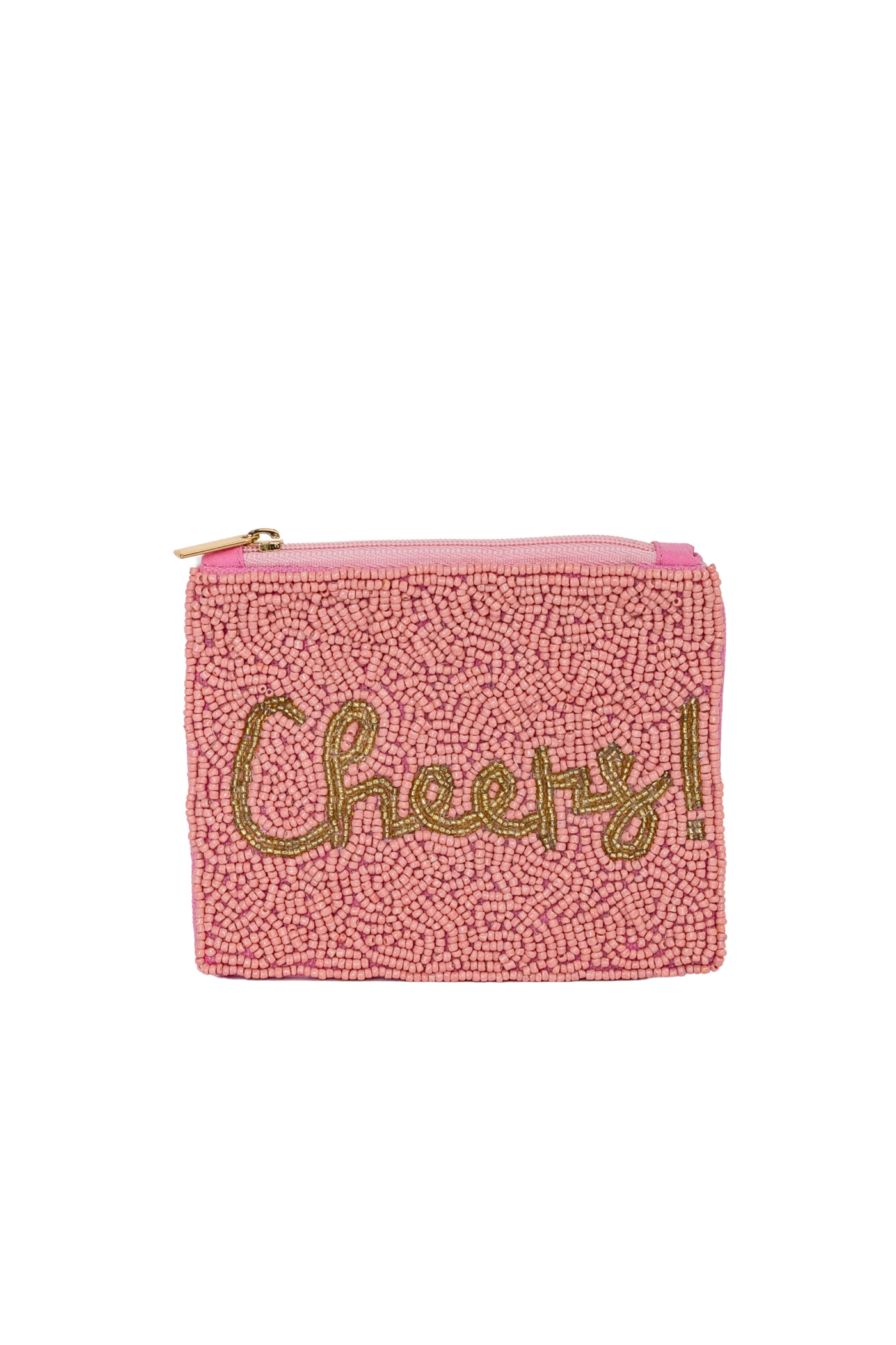 Cheers Beaded Coin Pouch