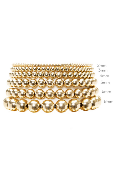 4mm Yellow Gold Bracelet