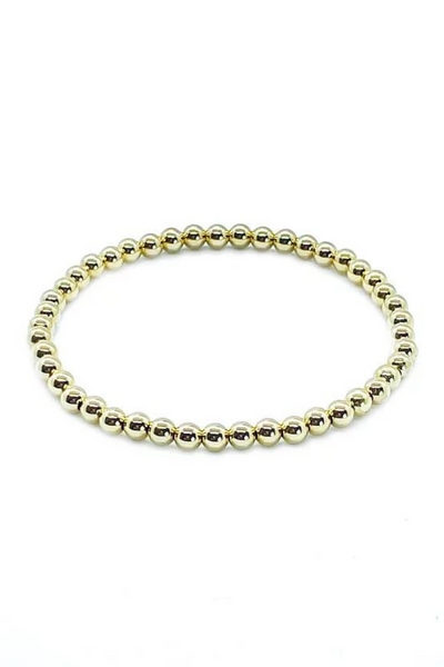 3mm Yellow Gold Bracelet